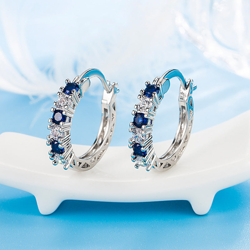 [Oramore Jewelry]Unique Round Cut Daily Earrings