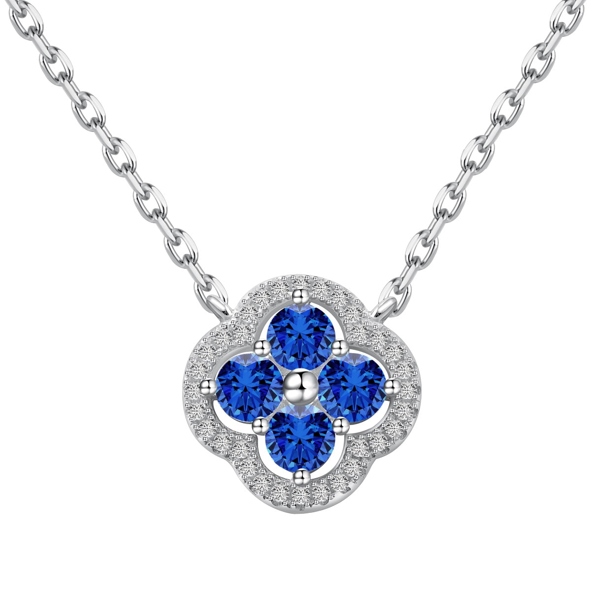 [Oramore Jewelry]Exquisite Necklace With Four-Leaf Clover Flower Design