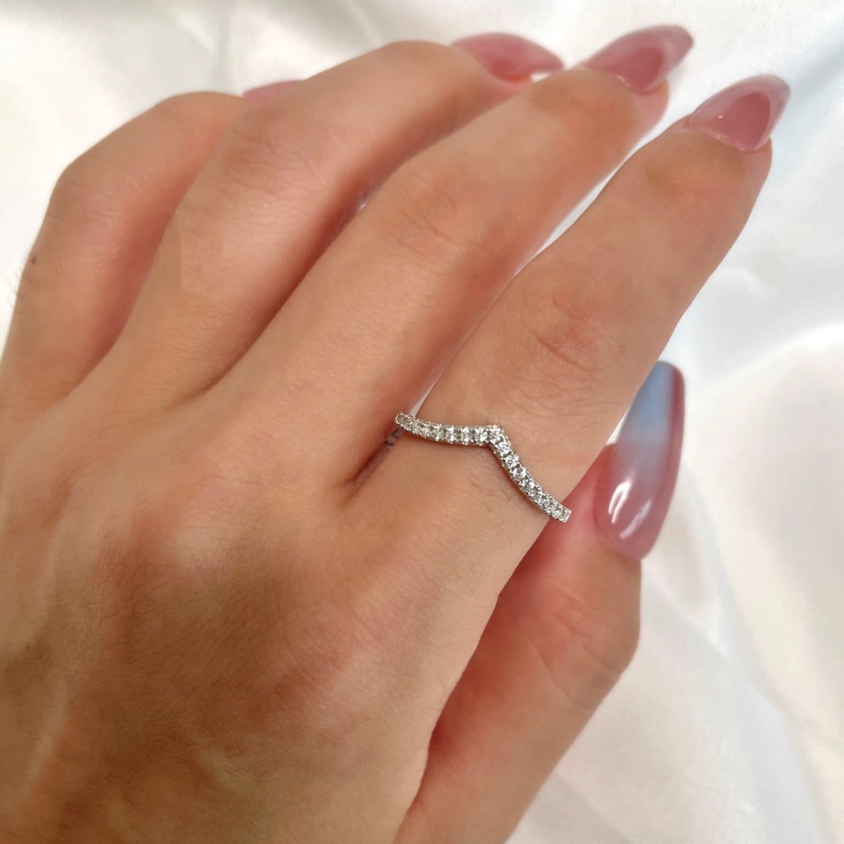 [Oramore  Jewelry]Elaborate Tennis Band Ring
