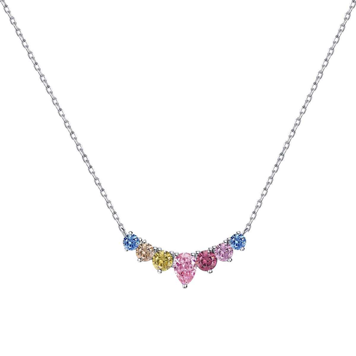 [Oramore Jewelry]Dainty Colorful Heart Necklace