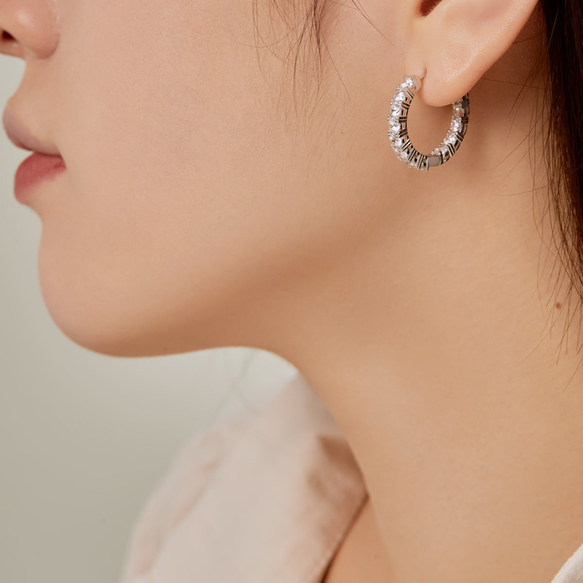 [Oramore Jewelry]Unique Round Cut Daily Earrings