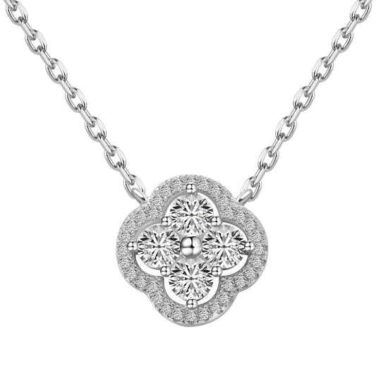 [Oramore Jewelry]Exquisite Necklace With Four-Leaf Clover Flower Design