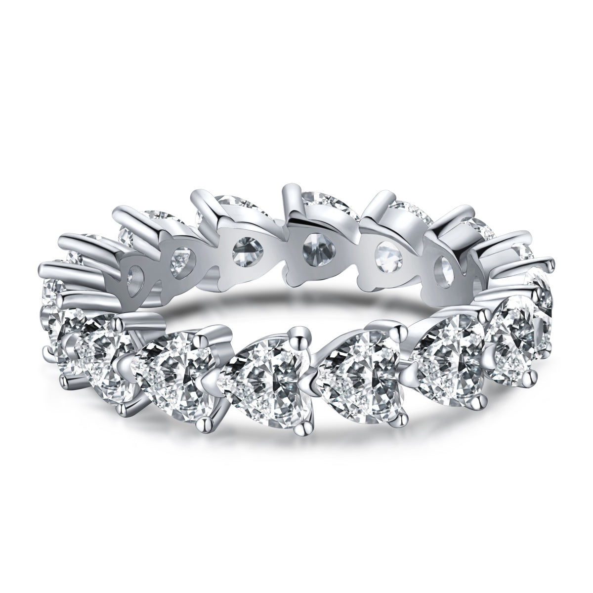 [Oramore  Jewelry]0.25 Carat Radiant Romance Heart Cut Lover Ring