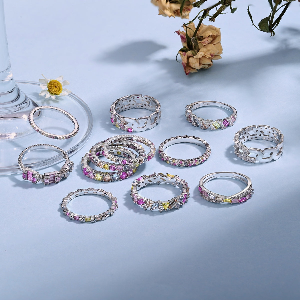 [Oramore  Jewelry]Dazzling Resplendent Round Cut Party Ring