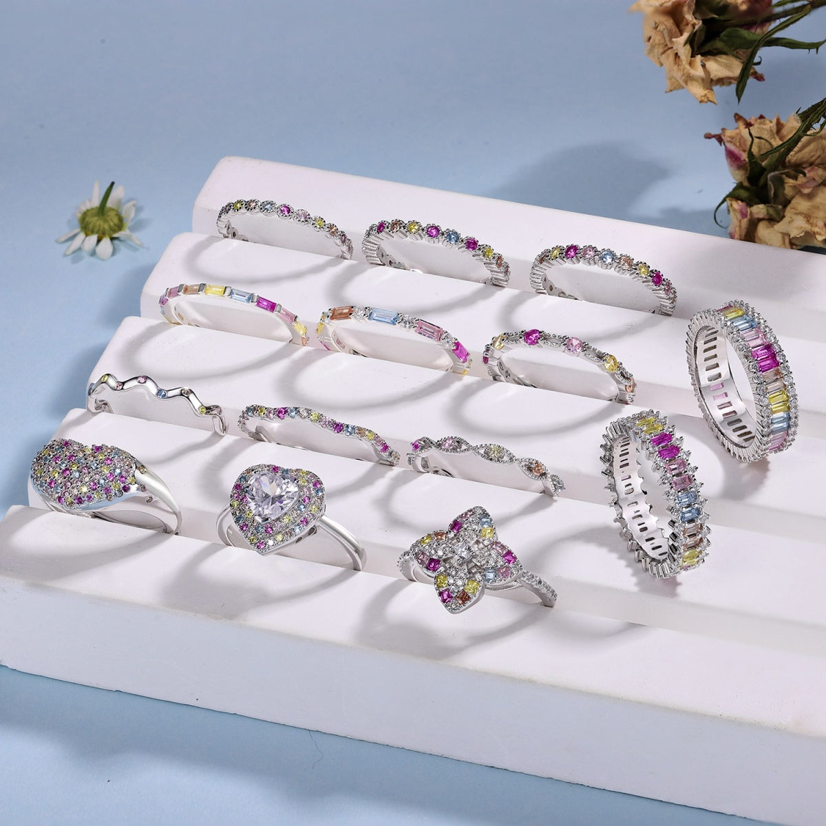 [Oramore  Jewelry]Dazzling Resplendent Round Cut Party Ring