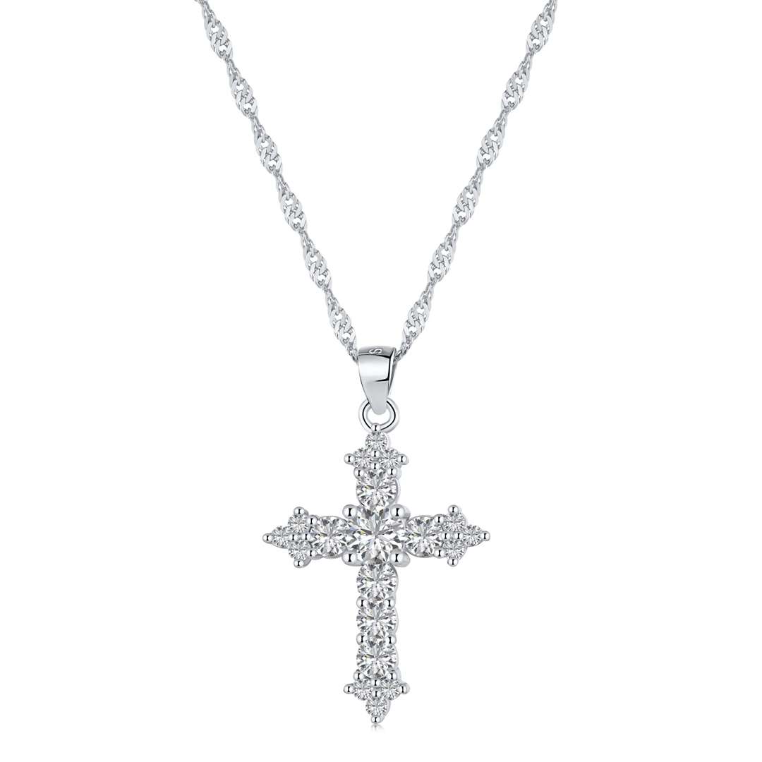 [Oramore Jewelry]Delicate Cross Shape Necklace