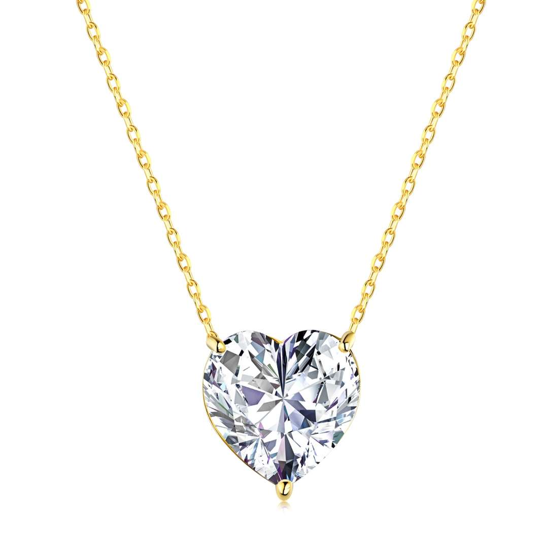 [Oramore Jewelry]6.0 carat Radiant Heart Shape Necklace
