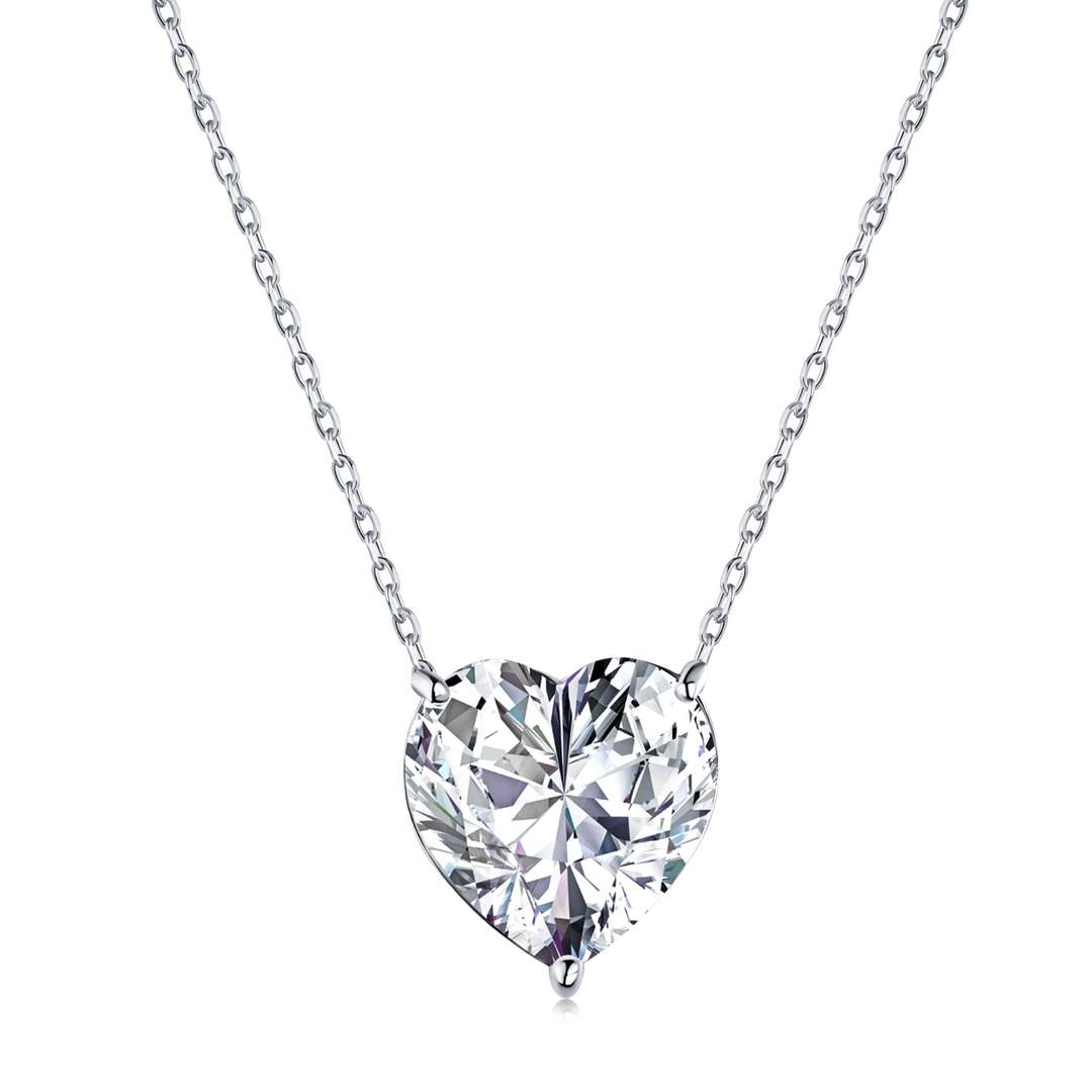 [Oramore Jewelry]6.0 carat Radiant Heart Shape Necklace