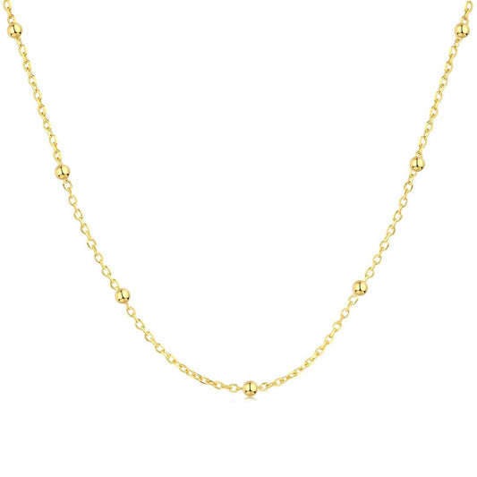 [Oramore Jewelry]Small Bead Clavicle Chain Simple Necklace
