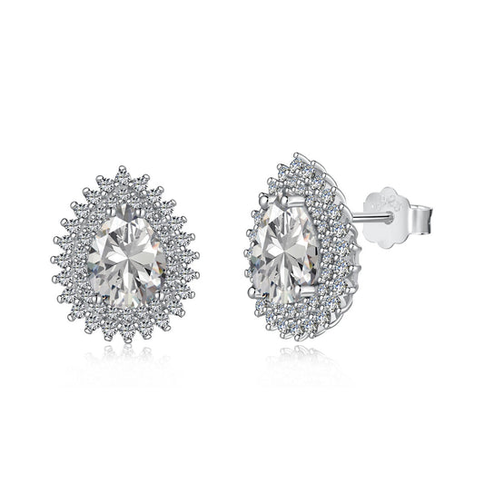 [Oramore Jewelry]Delicate Gorgeous Pear Cut Daily Earrings