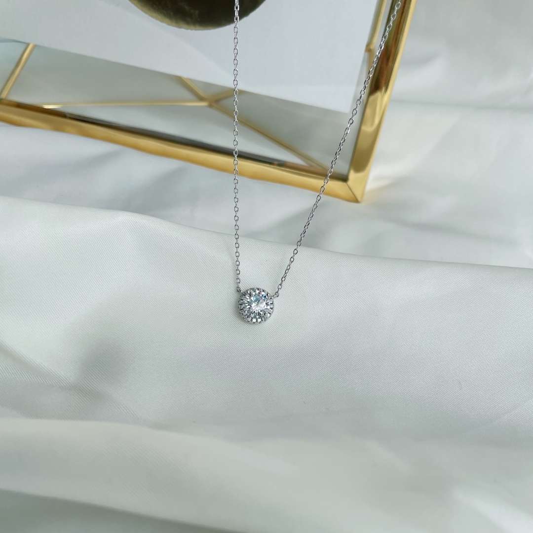 [Oramore Jewelry]Luxurious Round Cut Necklace