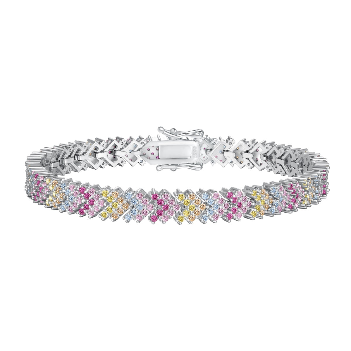 [Oramore Jewelry]Ornate Sparkling Round Cut Party Bracelet