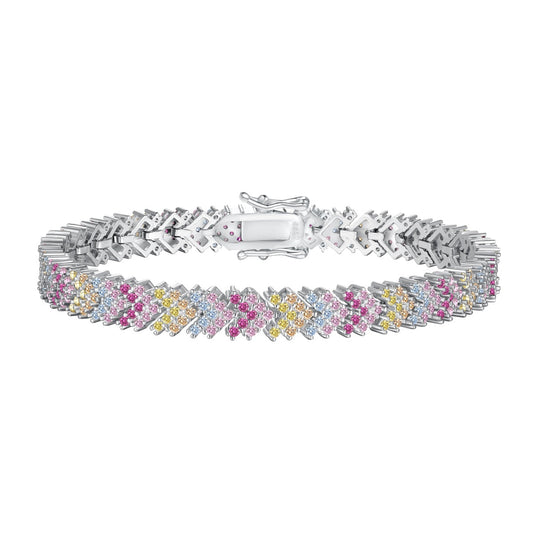 [Oramore Jewelry]Ornate Sparkling Round Cut Party Bracelet