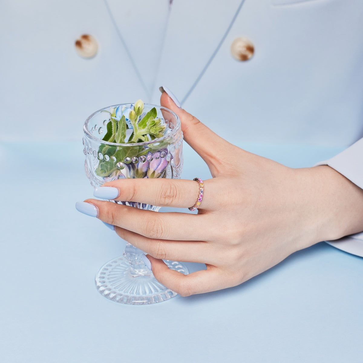 [Oramore  Jewelry]Dazzling Resplendent Round Cut Party Ring