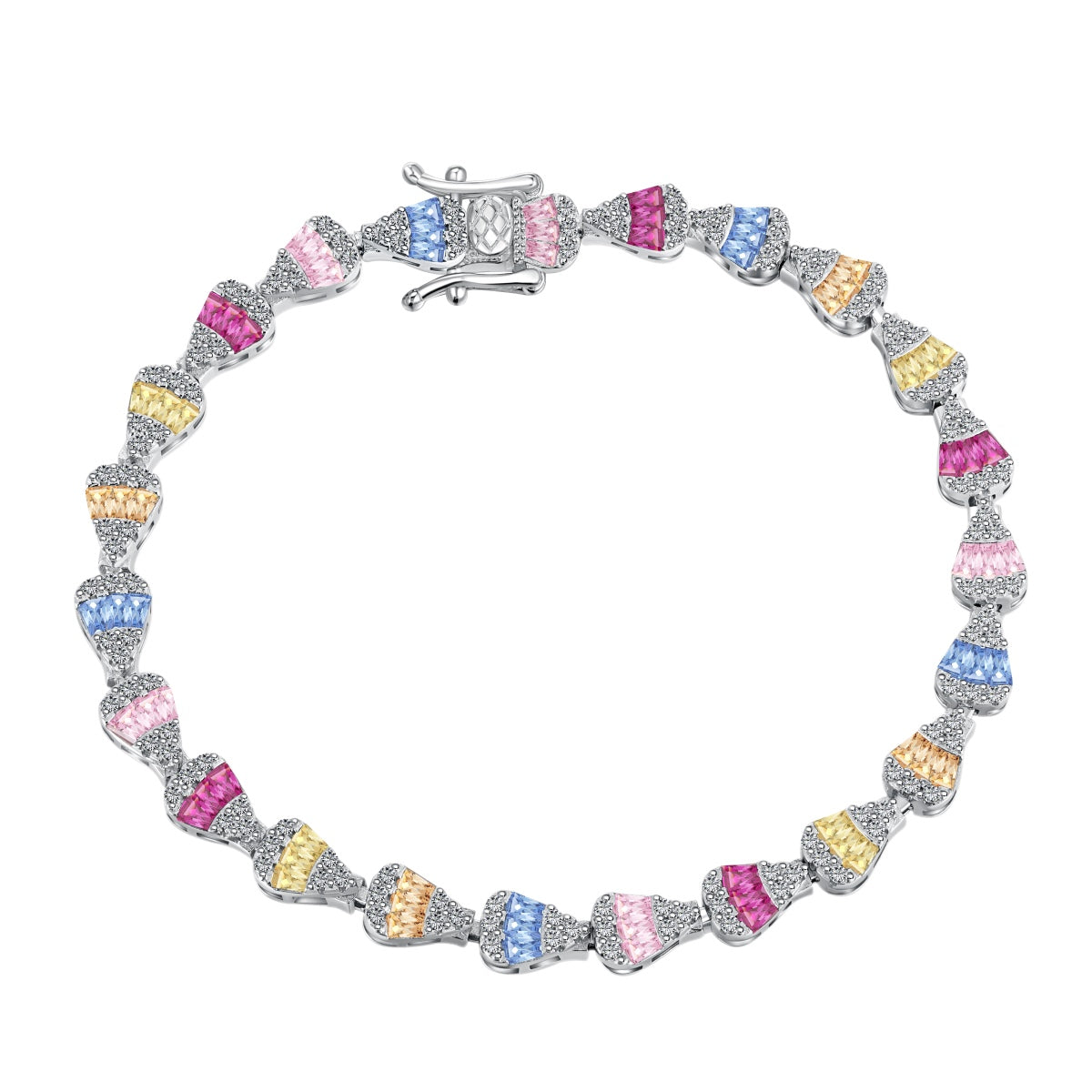 [Oramore Jewelry]Radiant Water Drop Shape Daily Bracelet