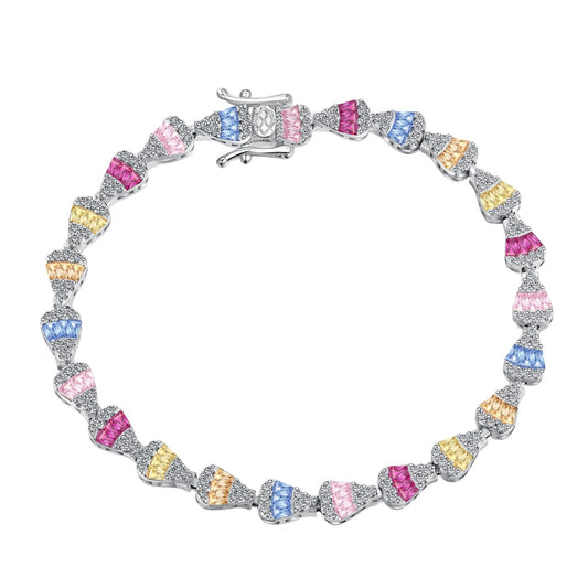 [Oramore Jewelry]Radiant Water Drop Shape Daily Bracelet
