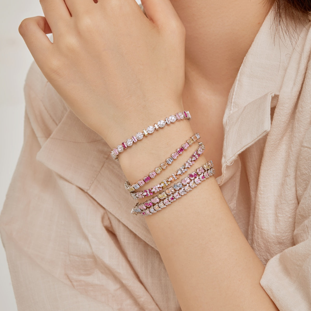 [Oramore Jewelry]Unique Colorful Butterfly Shape Party Bracelet