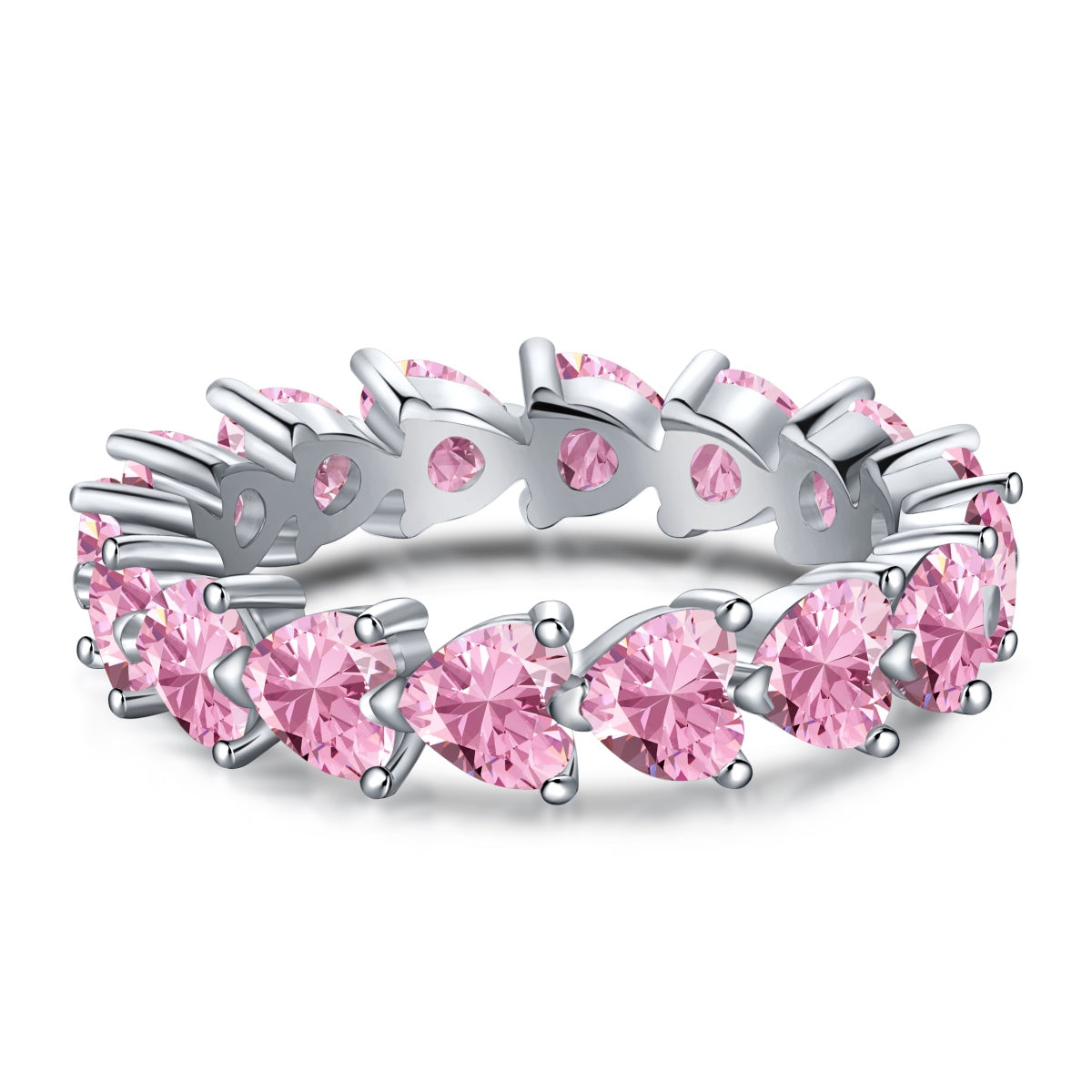 [Oramore  Jewelry]0.25 Carat Radiant Romance Heart Cut Lover Ring