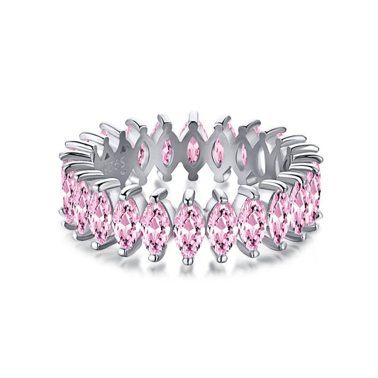 [Oramore Jewelry]Gorgeous Marquise Cut Tennis Ring