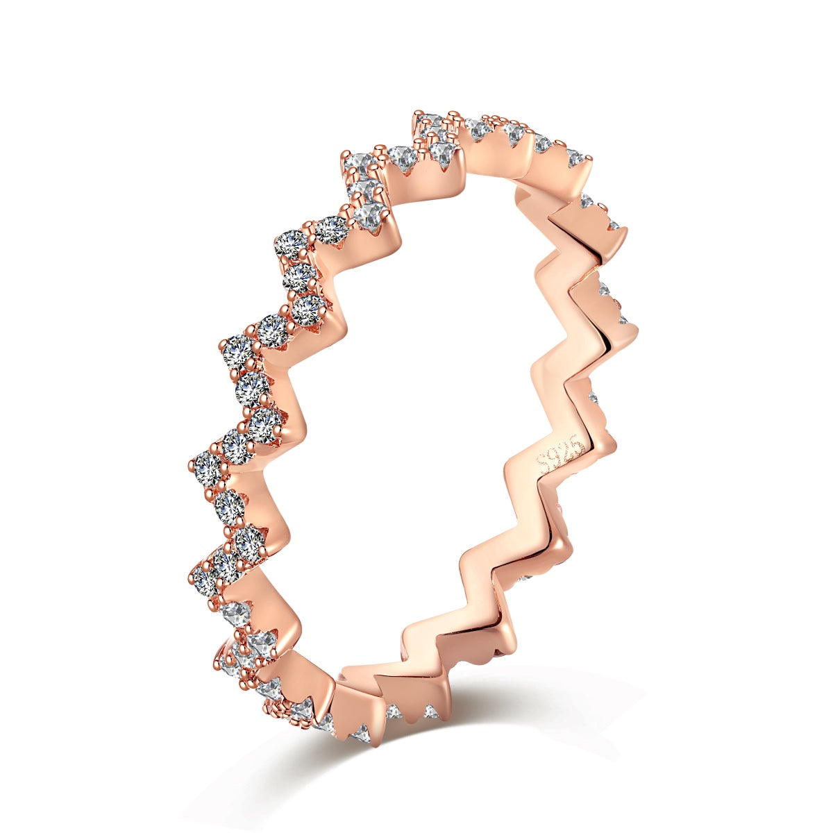 [Oramore Jewelry]Delicate Enchanting Wave Shape Daily Ring