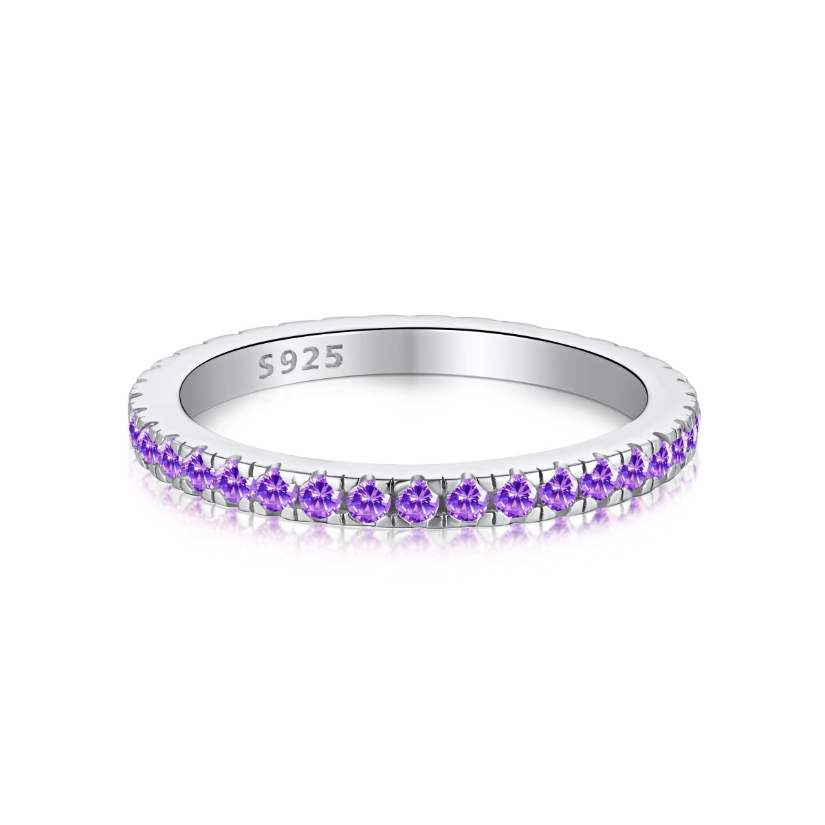 [Oramore Jewelry]Delicate Sparkling Round Cut Daily Ring