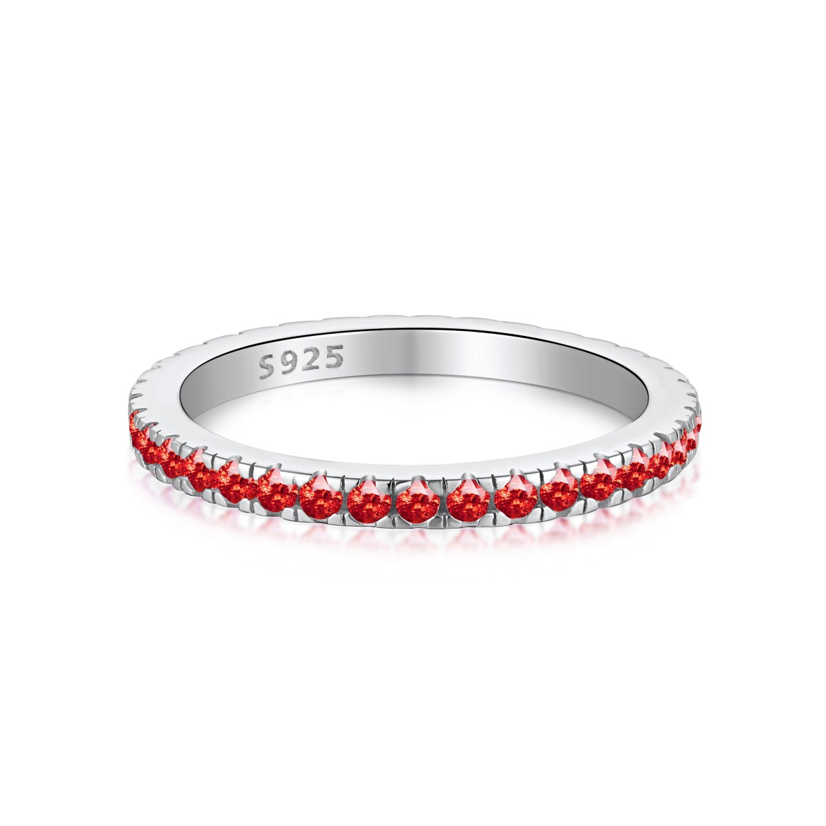[Oramore Jewelry]Delicate Sparkling Round Cut Daily Ring