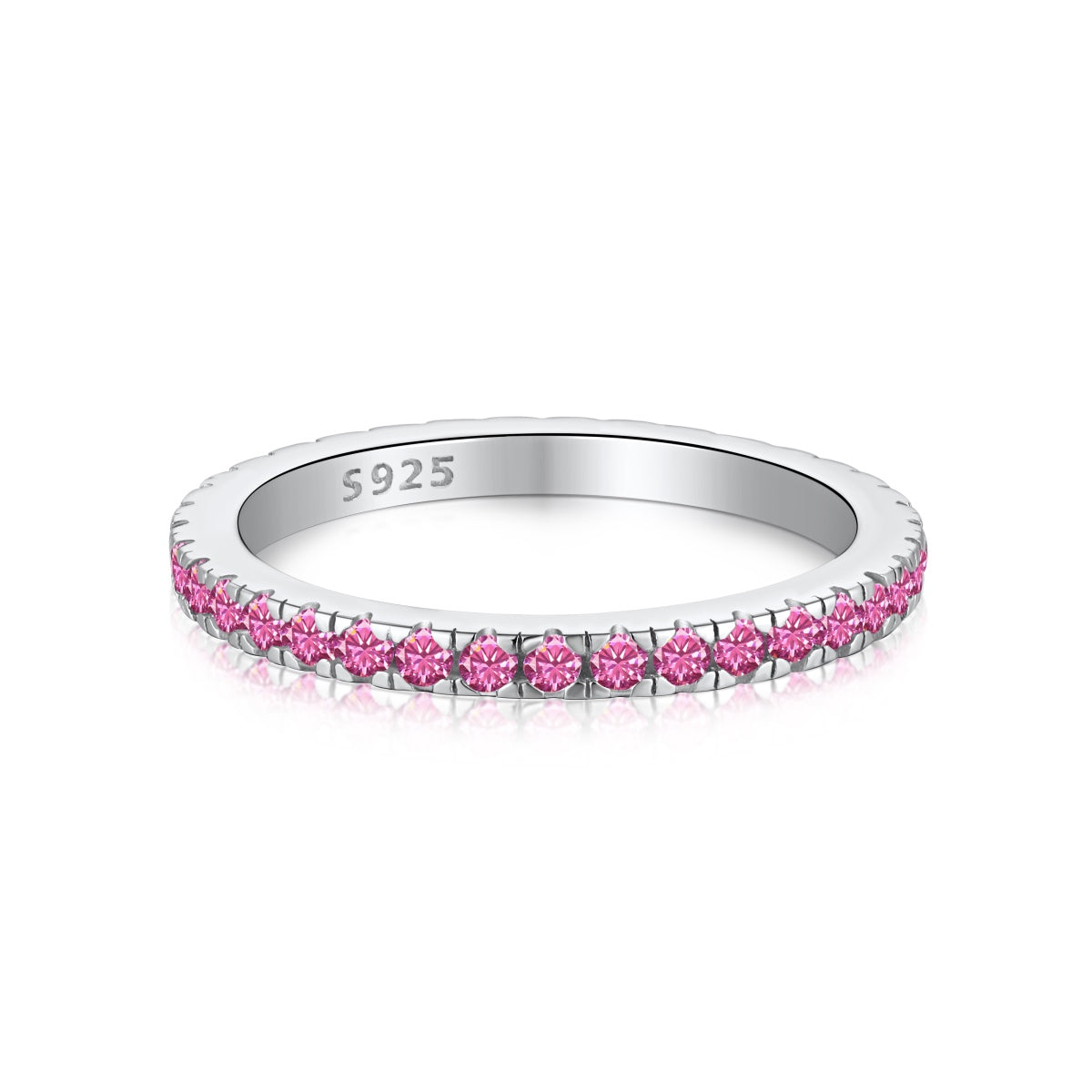 [Oramore Jewelry]Delicate Sparkling Round Cut Daily Ring