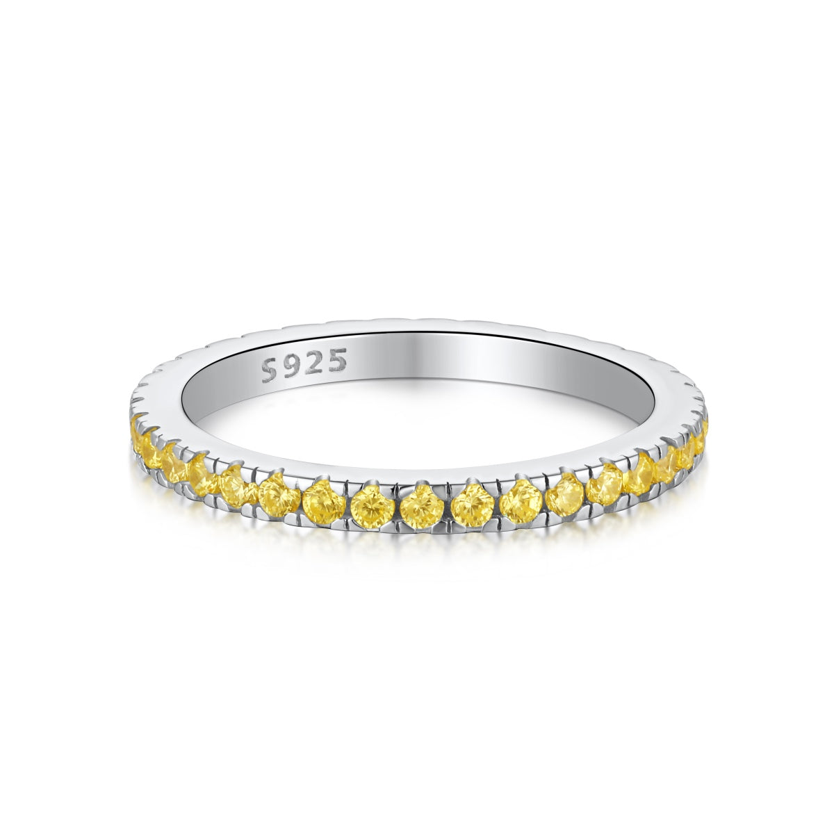 [Oramore Jewelry]Delicate Sparkling Round Cut Daily Ring