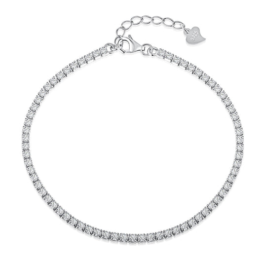 [Oramore Jewelry]Radiant Shinning Princess Cut Tennis Bracelet