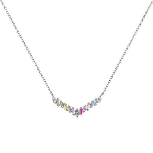 [Oramore Jewelry]Dazzling Rainbow Necklace