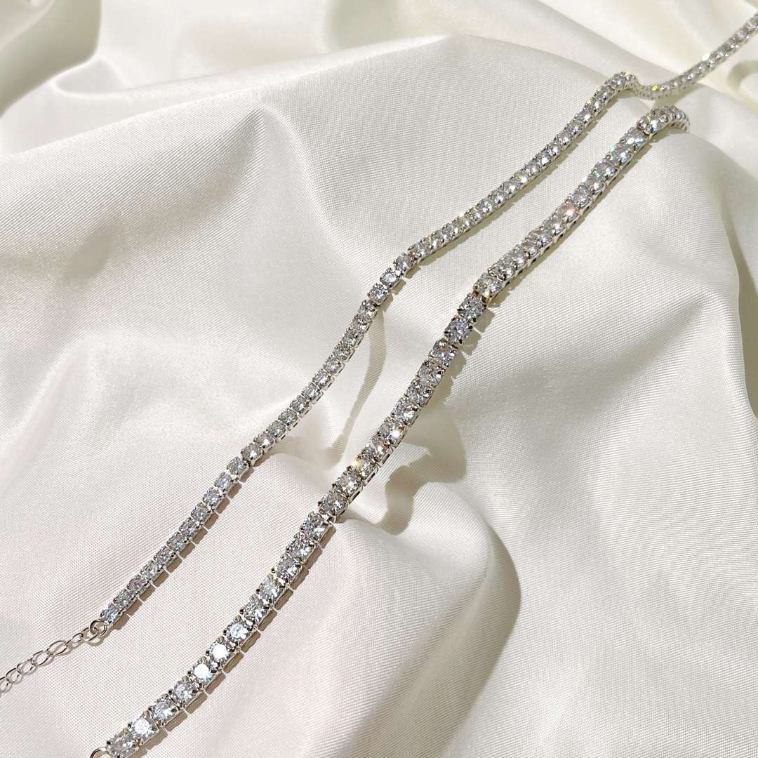 [Oramore Jewelry]Elegant Tennis Chain Necklace