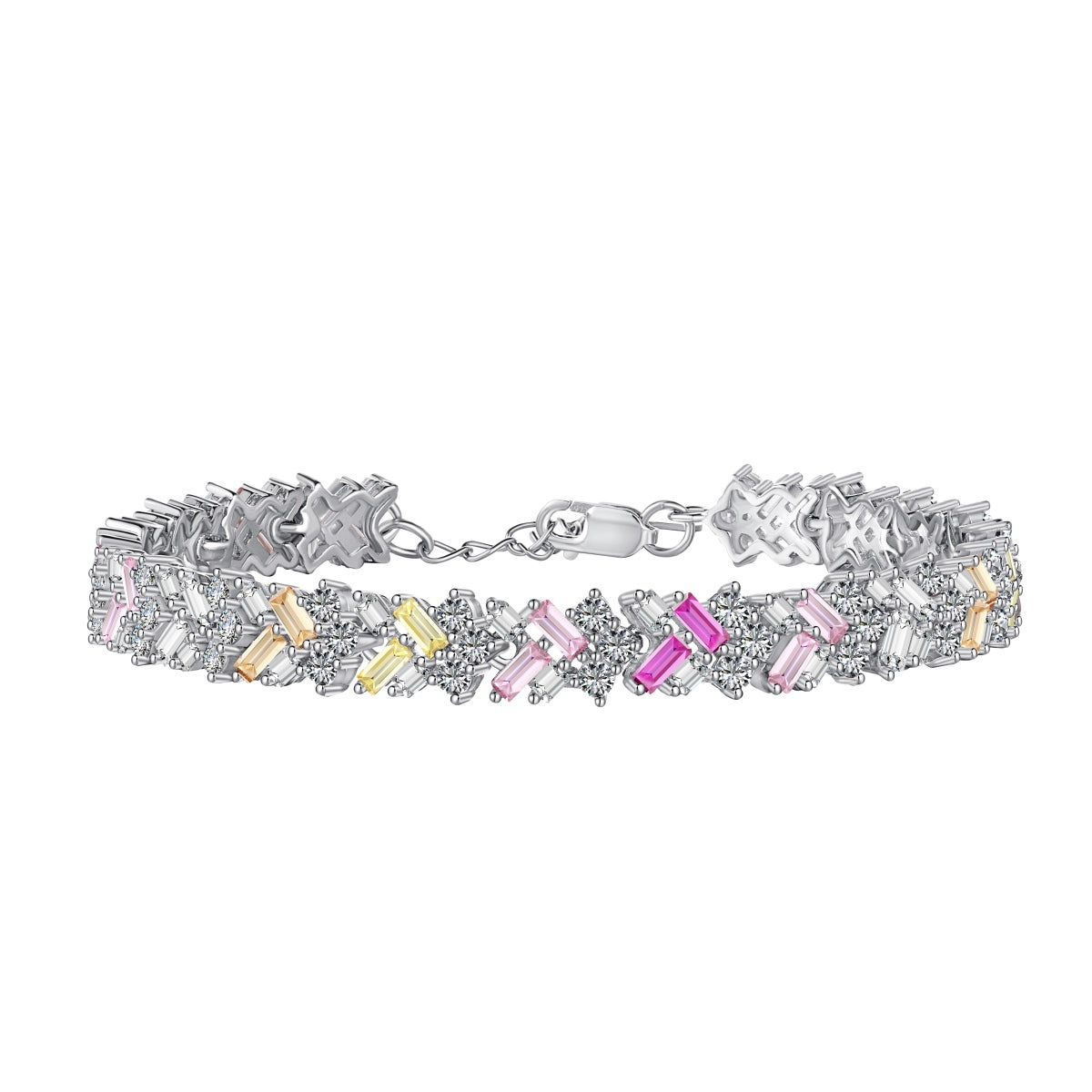 [Oramore Jewelry]Dazzling Unique Multi Shape Daily Bracelet