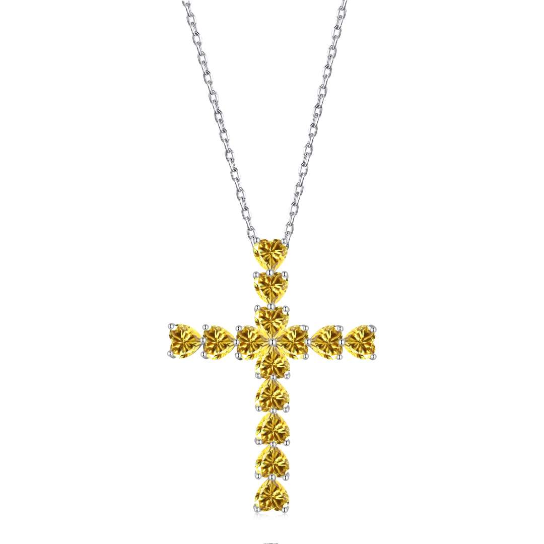 [Oramore Jewelry]Radiant Cross Shape Necklace