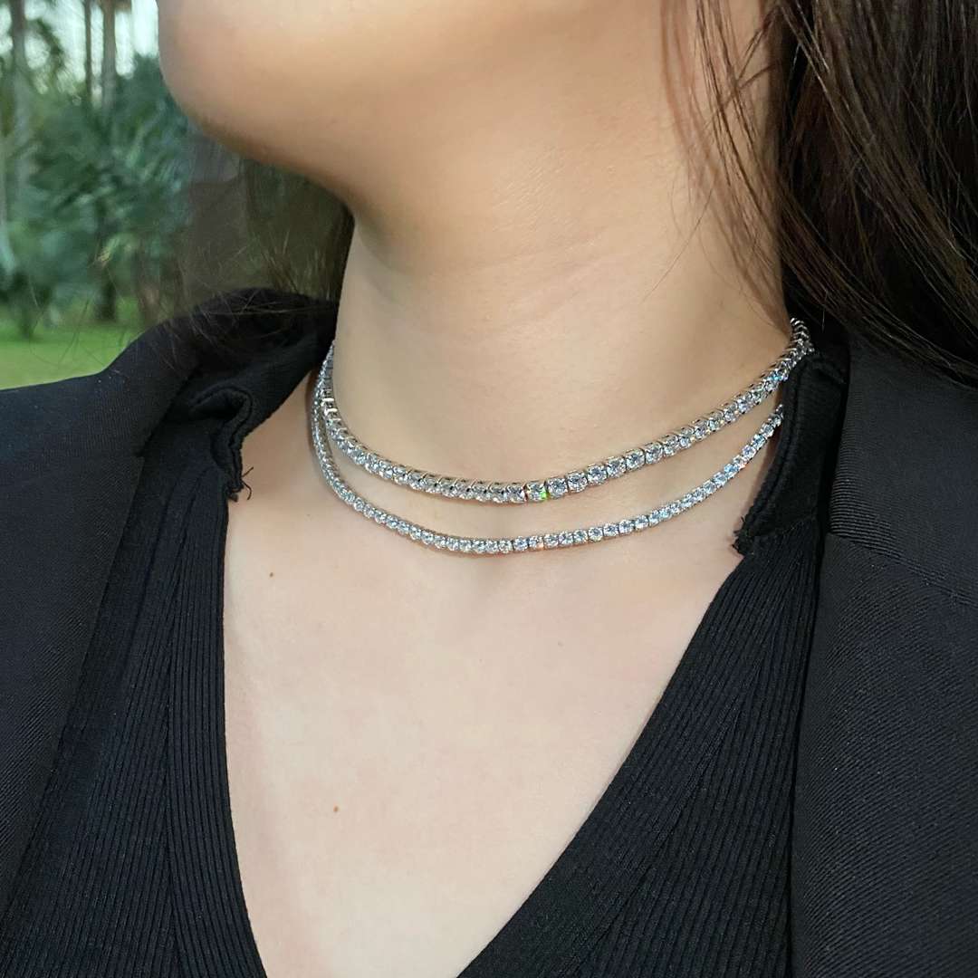 [Oramore Jewelry]Elegant Tennis Chain Necklace