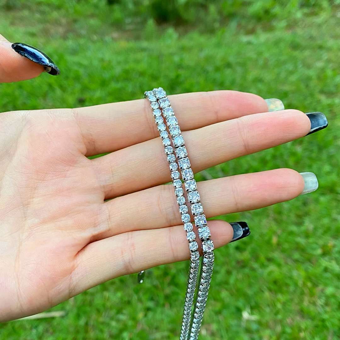 [Oramore Jewelry]Elegant Tennis Chain Necklace
