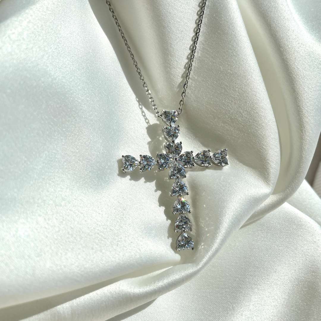 [Oramore Jewelry]Radiant Cross Shape Necklace