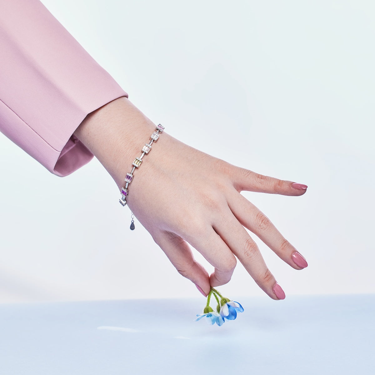 [Oramore Jewelry]Dainty Charming Emerald Cut Daily Bracelet