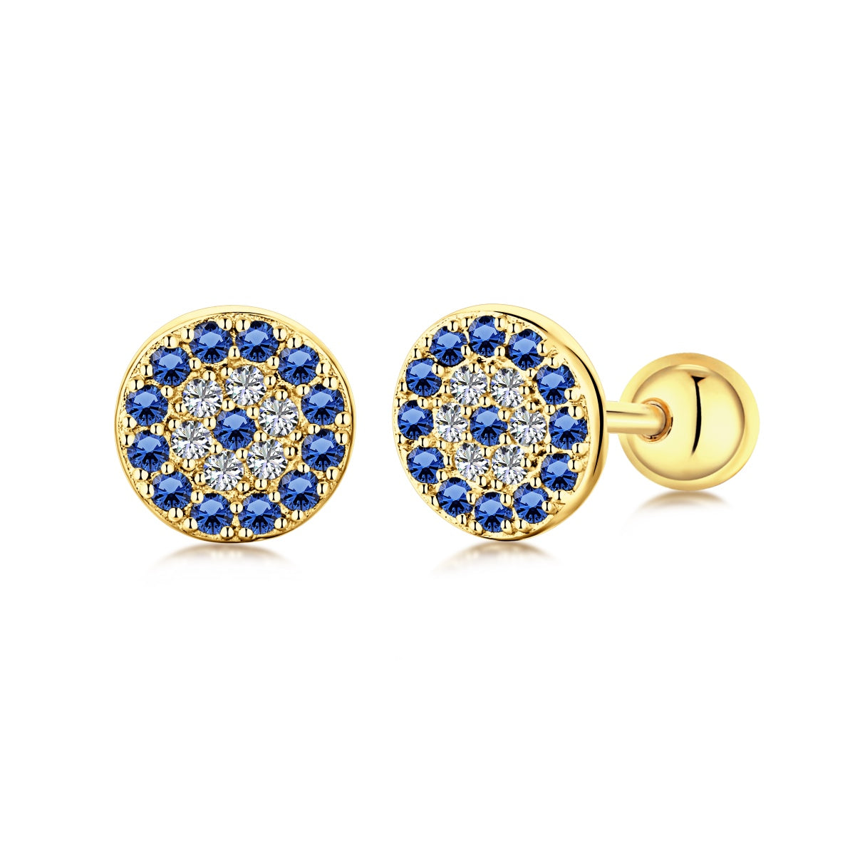 [Oramore Jewelry]Devil's Eye Ear Bone Nail Earrings