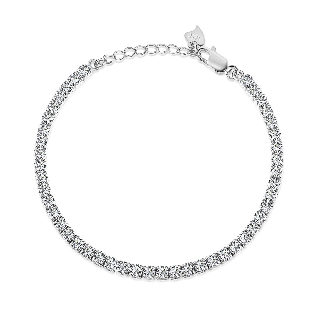 [Oramore Jewelry]Sparkling Round Cut Daily Bracelet