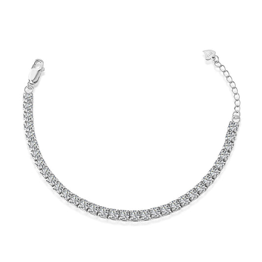 [Oramore Jewelry]Sparkling Radiant Princess Cut Tennis Bracelet