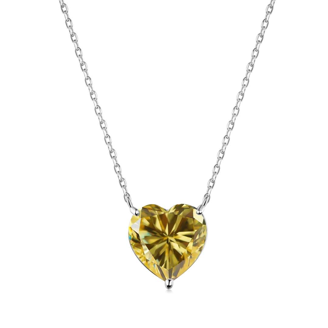[Oramore Jewelry]6.0 carat Radiant Heart Shape Necklace