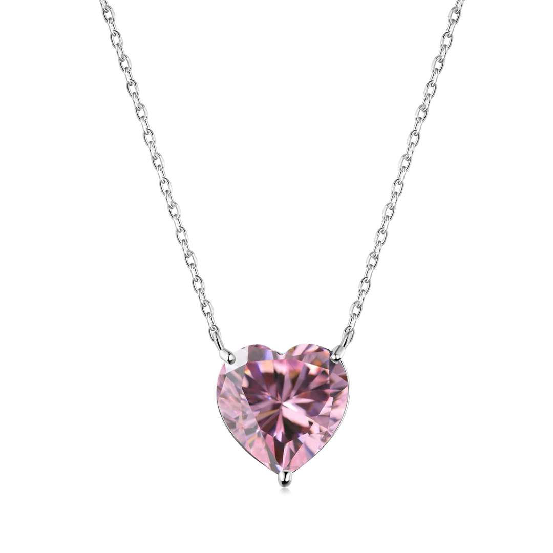 [Oramore Jewelry]6.0 carat Radiant Heart Shape Necklace