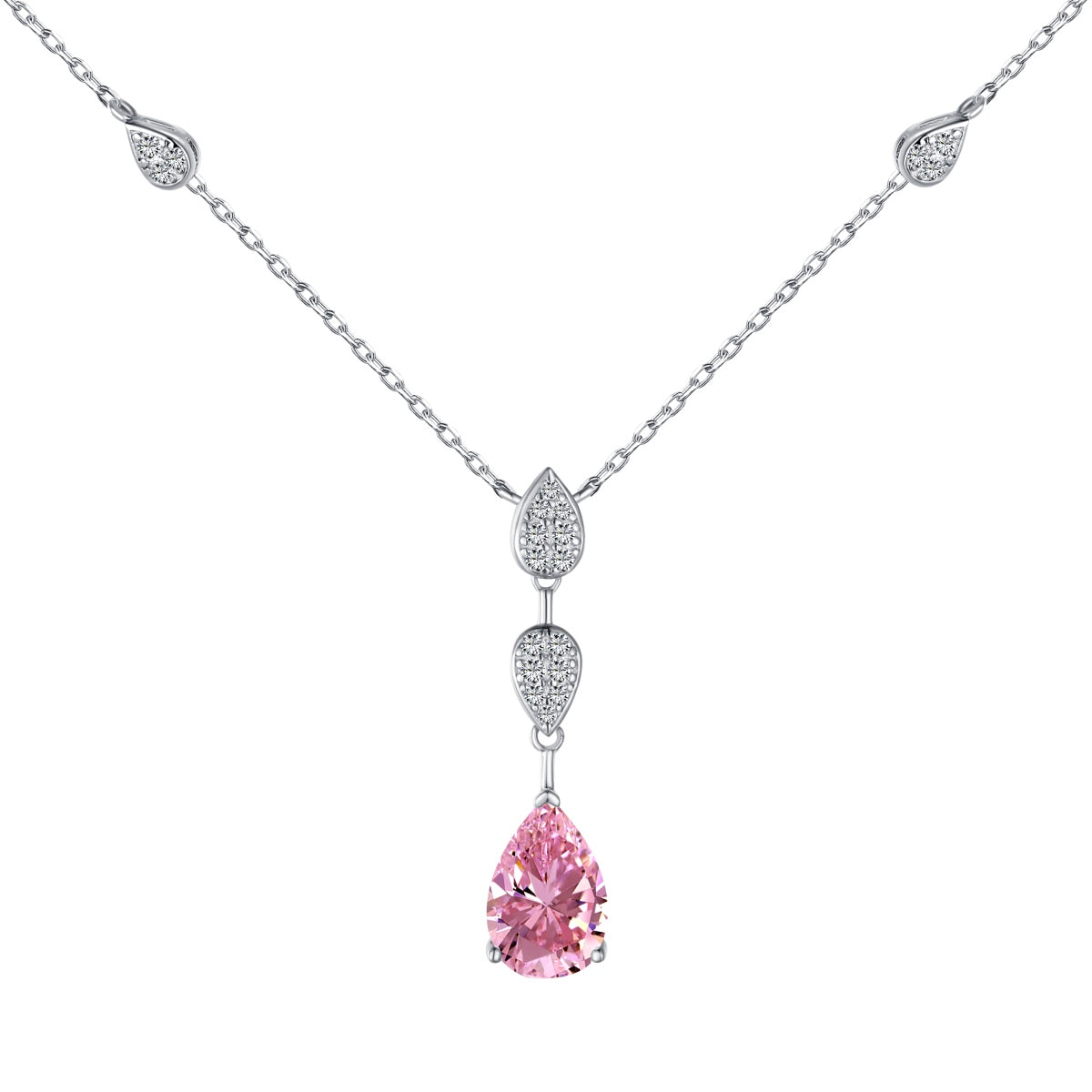 [Oramore Jewelry]Dazzling Pear Cut Necklace