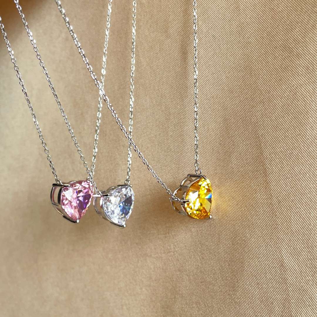 [Oramore Jewelry]6.0 carat Radiant Heart Shape Necklace