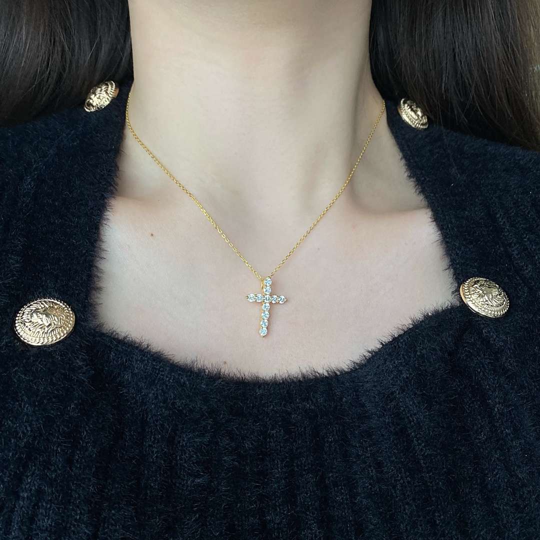 [Oramore Jewelry]Unique Cross Shape Necklace