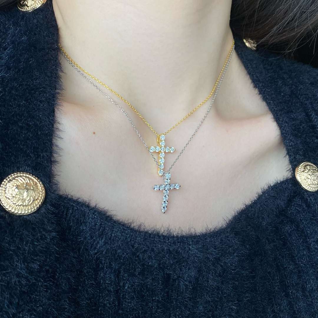 [Oramore Jewelry]Unique Cross Shape Necklace