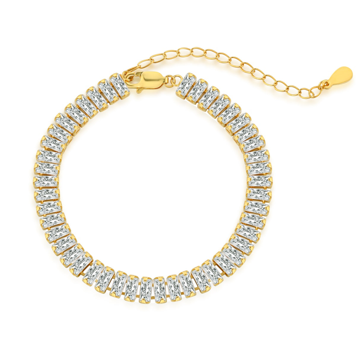 [Oramore Jewelry]Exquisite Emerald Cut Daily Bracelet