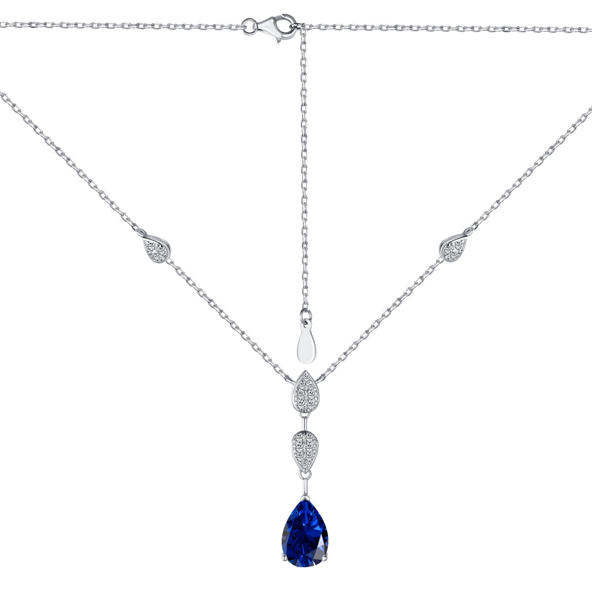 [Oramore Jewelry]Dazzling Pear Cut Necklace
