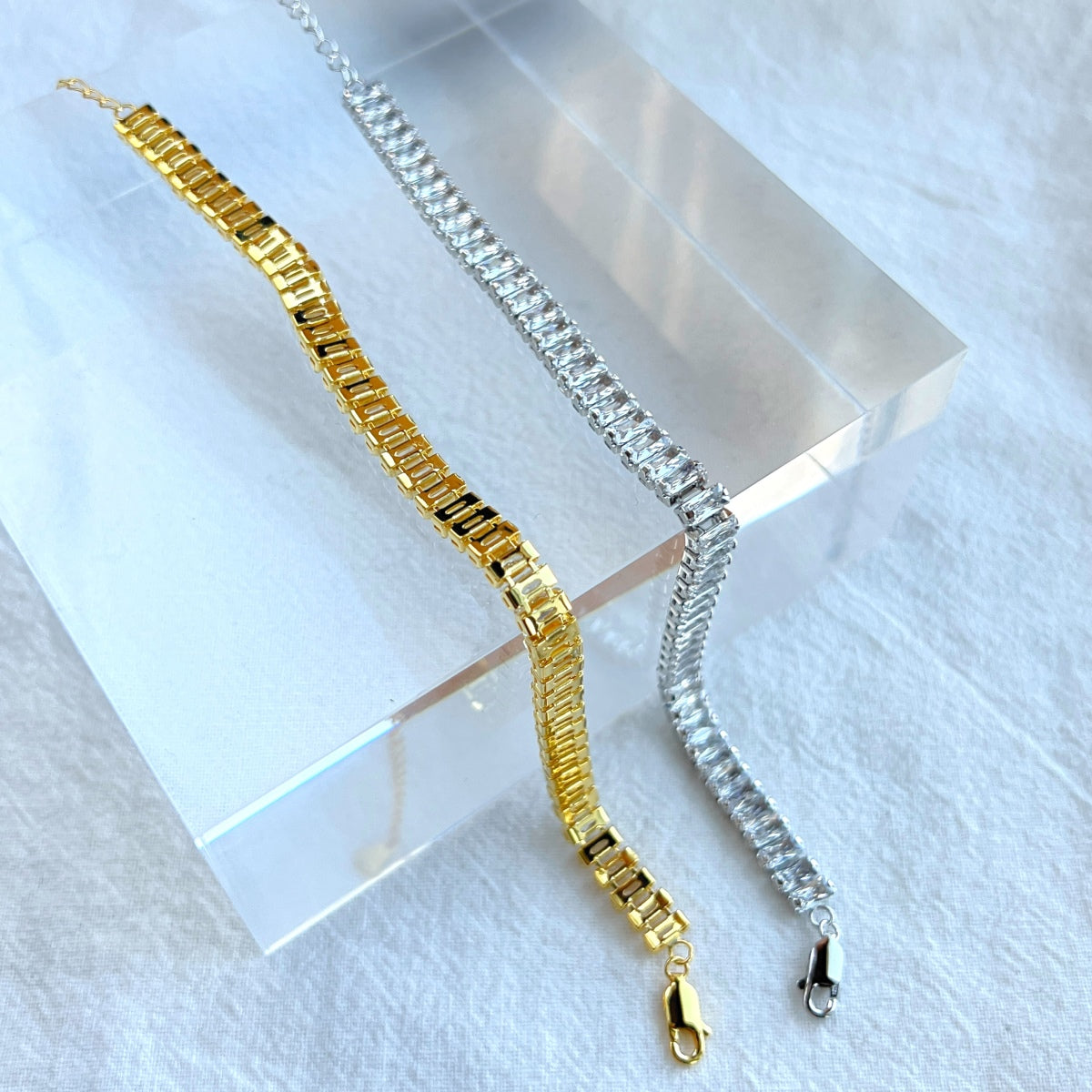 [Oramore Jewelry]Exquisite Emerald Cut Daily Bracelet
