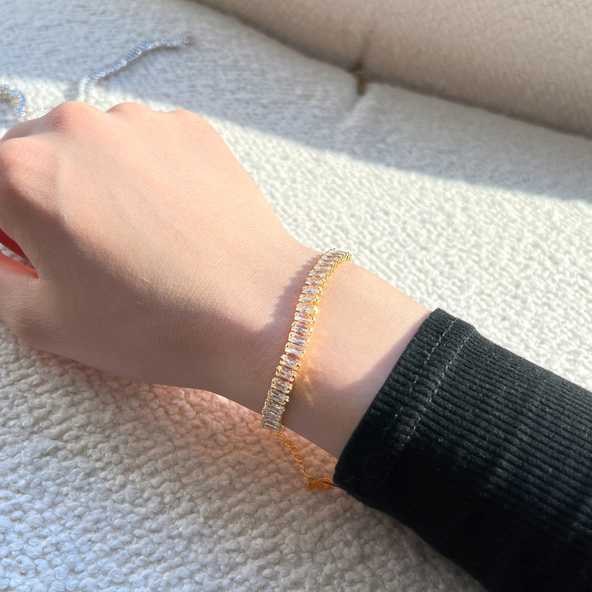 [Oramore Jewelry]Exquisite Emerald Cut Daily Bracelet